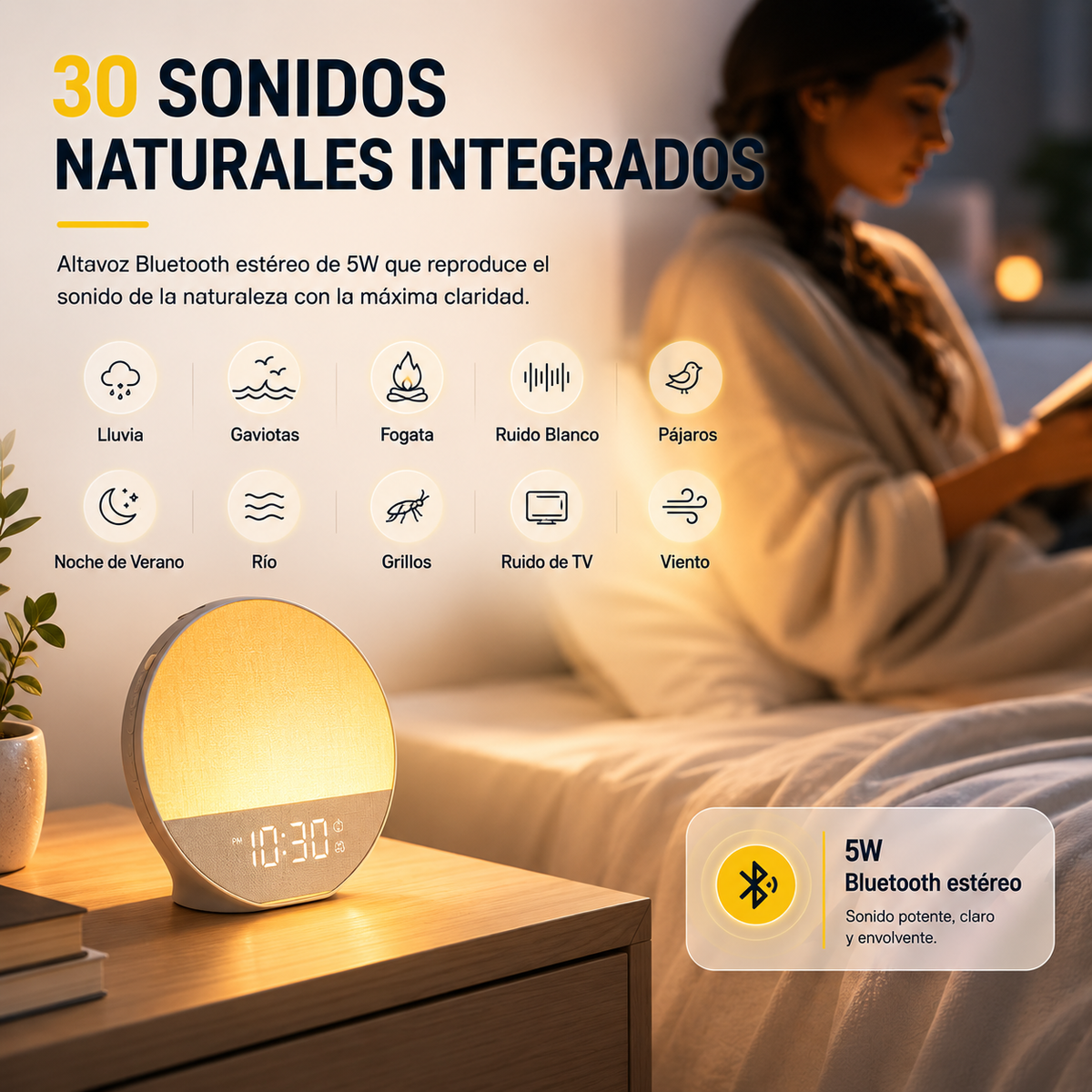 Despertador Solar