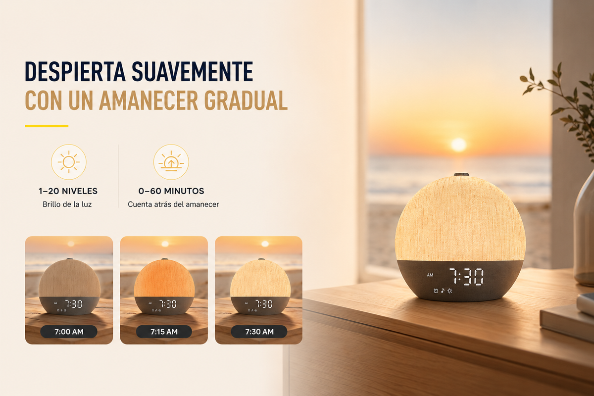 Despertador Solar
